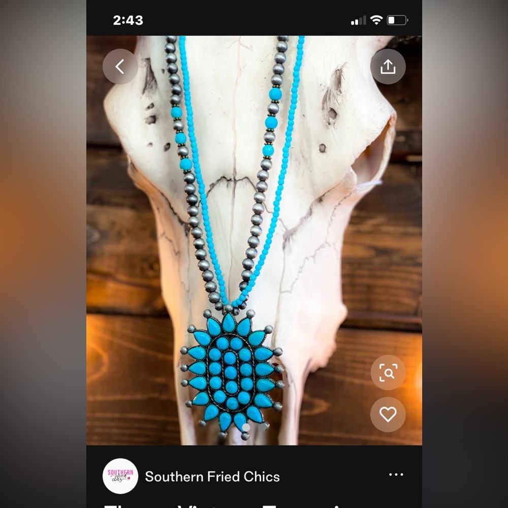 Turquoise necklace (fashion jewelry)